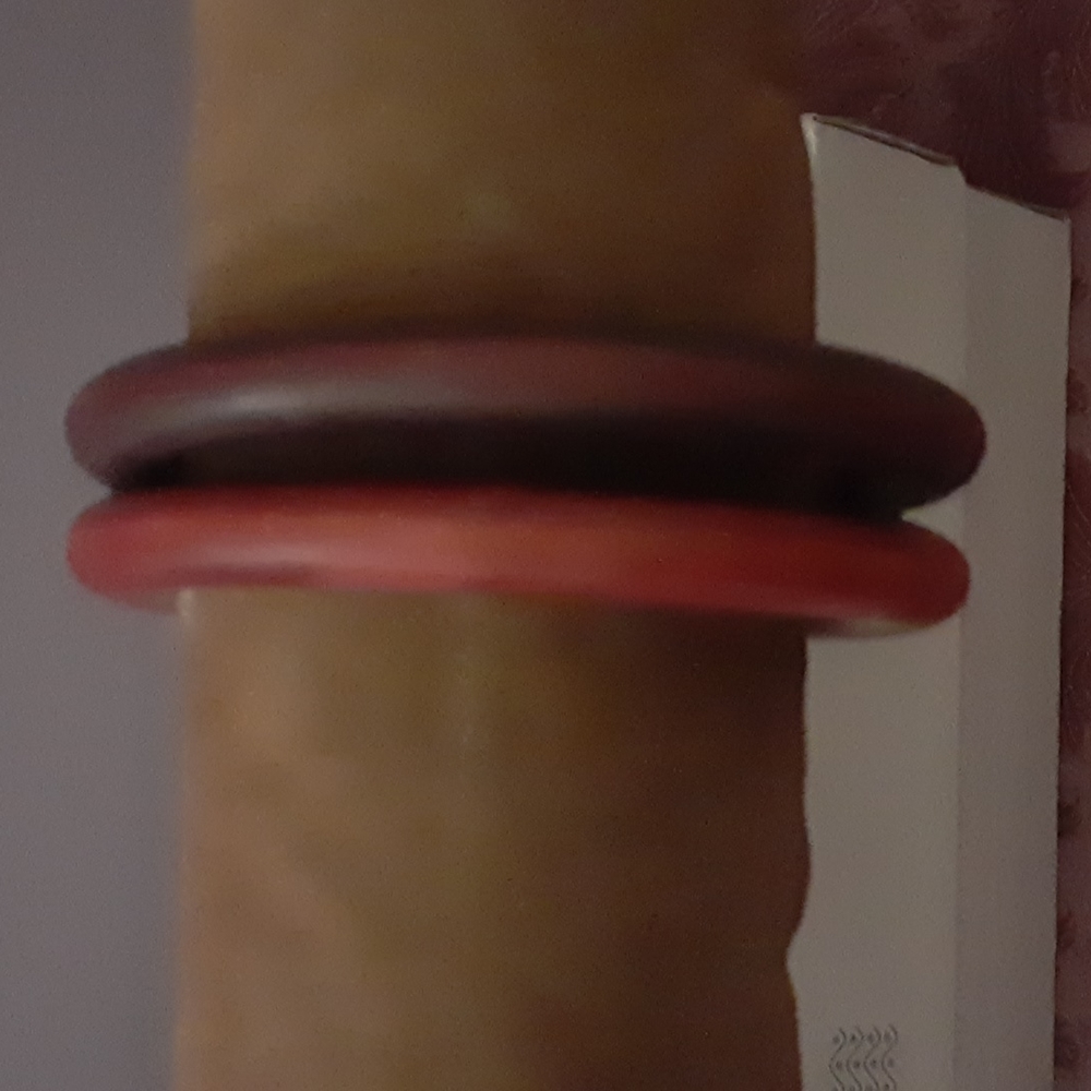 Wooden Bangle Bracelets Set of Two
